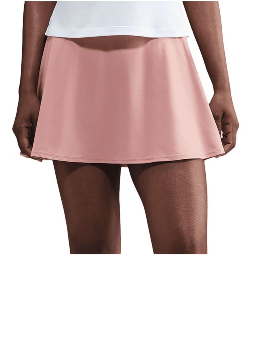 Nike Victory Flounce Skirt in Rust Pink